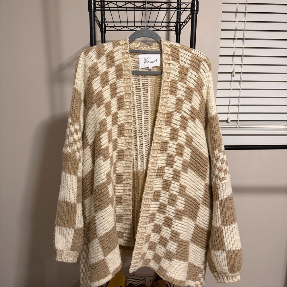 Sofie the Label checkered sweater